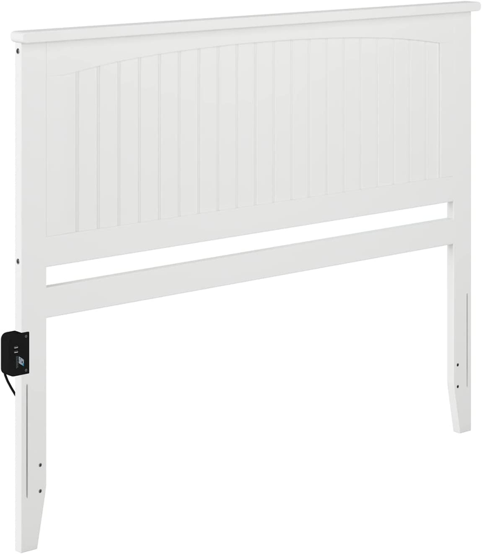 Atlantic Furniture AR282852 Nantucket Headboard, King, White