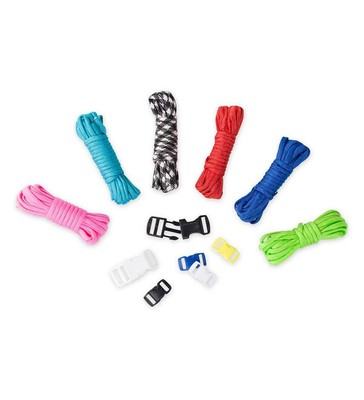 Paracord Colorful Woven Bracelet Maker Weaving Kit with Tools and Instructions