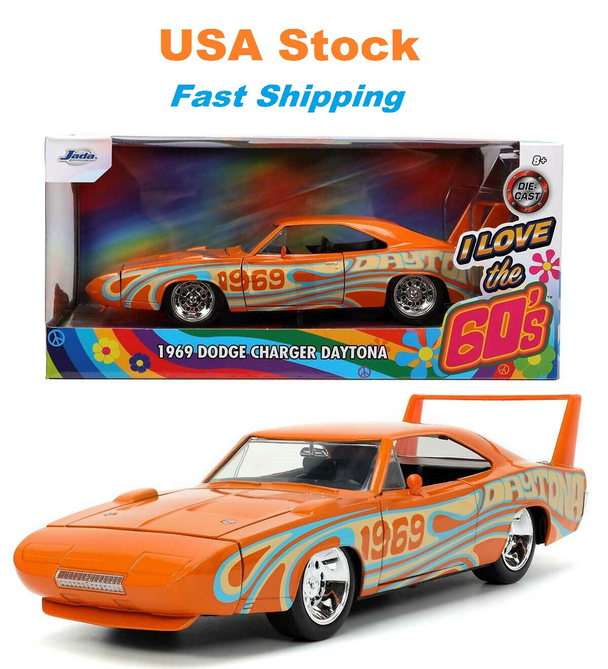 ミニカー JADATOYS 1/24 DODGE CHARGER DAYTONA Amazon.com: Jada Toys Big Time Muscle 1:24 1969 Dodge