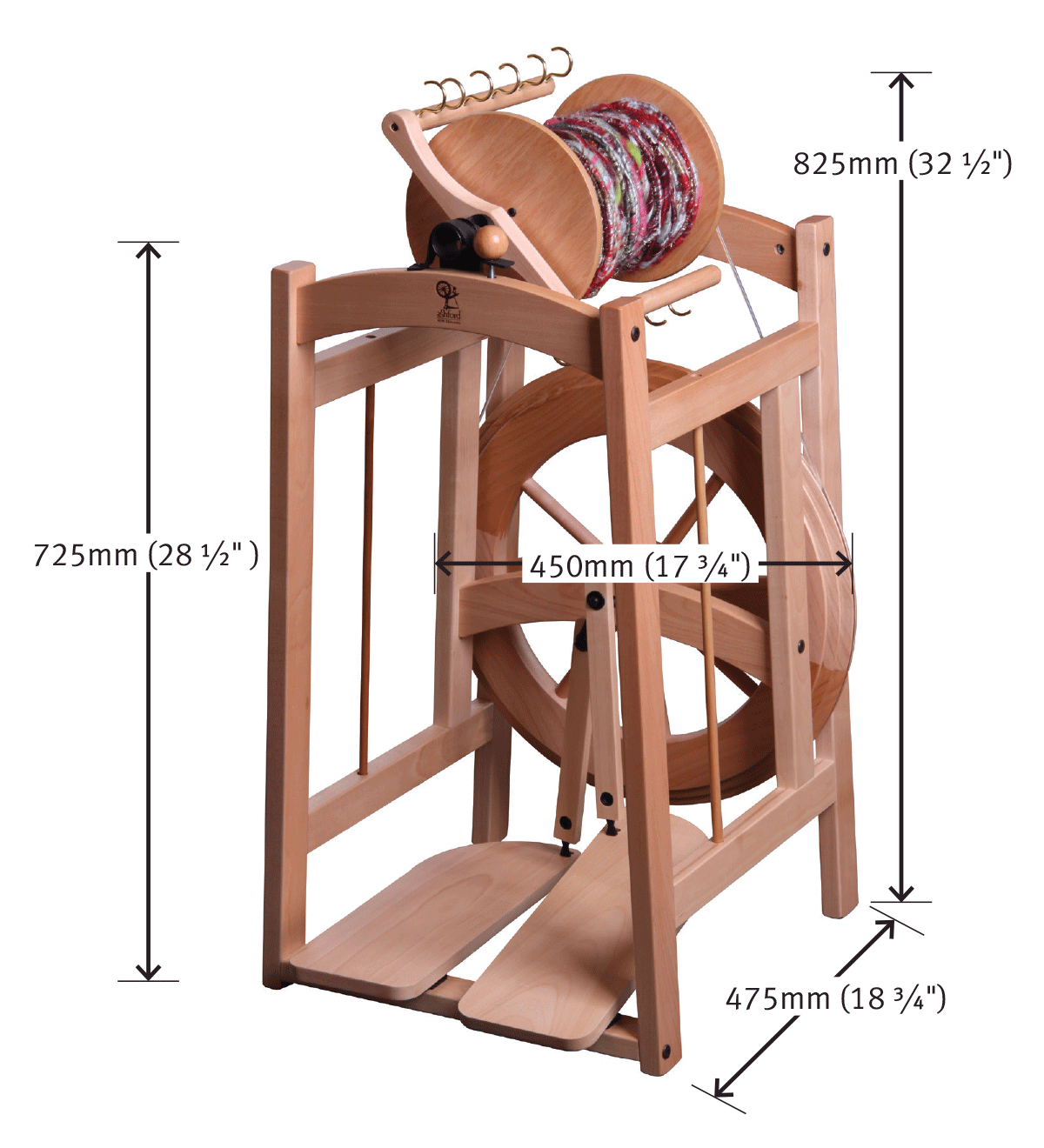 Ashford COUNTRY SPINNER Spinning Wheel - Spin Fine to BULKY YARN $50 Bonus!
