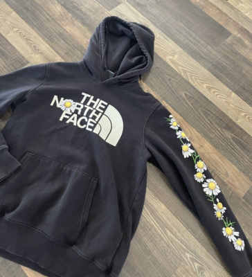 North face floral hoodie hotsell