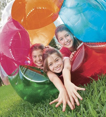 Light-Up Kaleidoscopic GBOP - Great Big Outdoor Play Ball, Multi