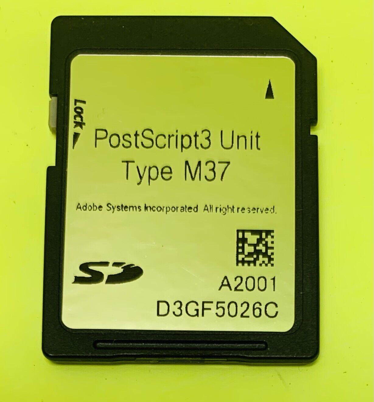 Ricoh PostScript3 Unit Type M37 for IM C2500 C3000 C3500 Ricoh PostScript3 Unit Type M37 for IM C2500 C3000 C3500