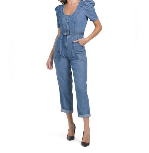 Lone Star Jeans Denim Jumpsuit One Piece Sweetheart Balloon