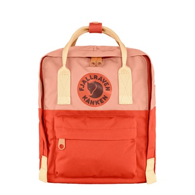 FJALLRAVEN KANKEN BAGS FJALLRAVEN KANKEN ART MINI BACKPACK POPPY FIELDS / COTTON SKY - SALE 20% OFF