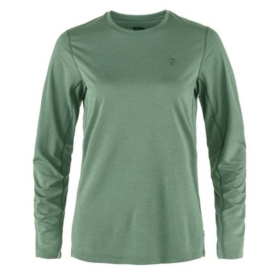 NEW - Official Fjallraven Womens Abisko Day Hike LS Patina Green