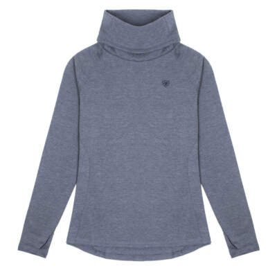 Ariat Womens Canny L/S Top Navy Eclipse