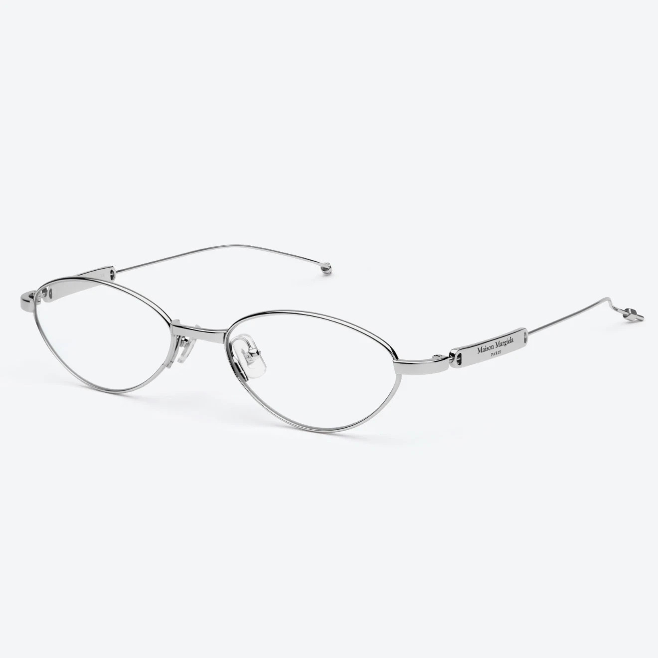 gentle monster ホワイトケース付き Gentle Monster Maison Margiela MM216 Silver Clear Frame