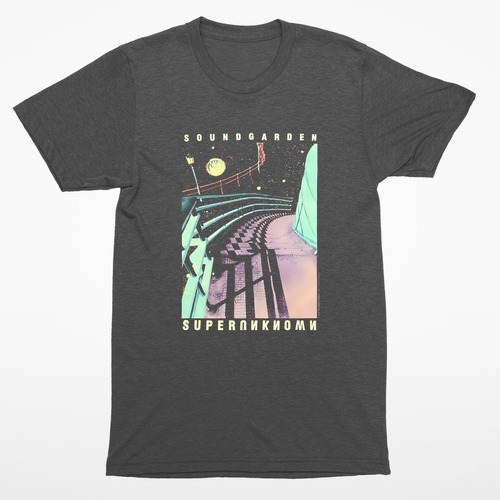 VINTAGE FEEL - Soundgarden 1994, Faded Grey Color, Rock Band VINTAGE FEEL - Soundgarden 1994, Faded Grey Color, Rock Band