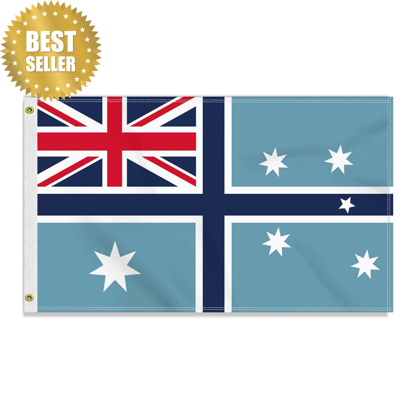 3×5 FT Large Civil Air Ensign Flag, 90×150 CM Big 100D Australia Outdoor Banner,