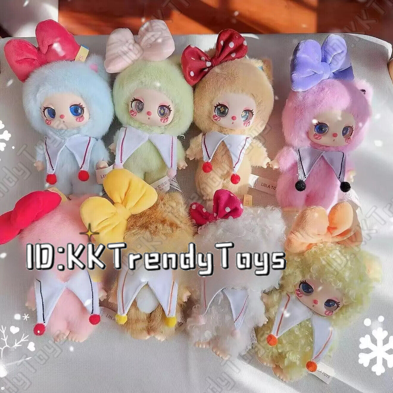 Liila's Zoo&Liila's Lucky-cat ぬいぐるみ２個ゼット LIILA'S ZOO Lucky Cat Series V2 Plush Blind Box