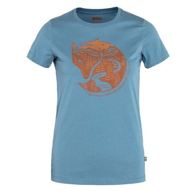 NEW - Official Fjallraven Womens Arctic Fox T-shirt Dawn Blue