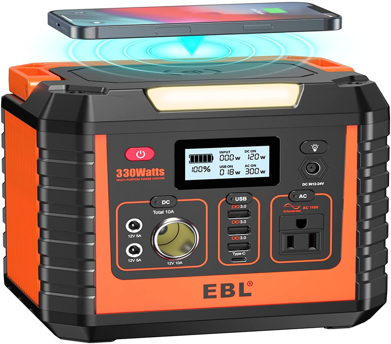 Portable Power Station Inverter Generator w/ Lithium Battery