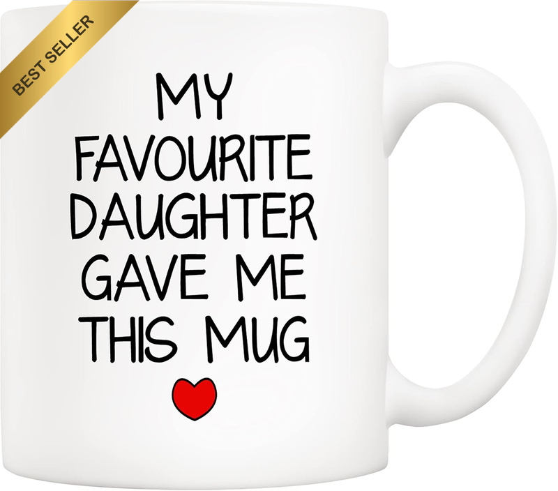 11 Oz Funny Mug My Favourite Daughter Gave Me This Mom Dad Gift