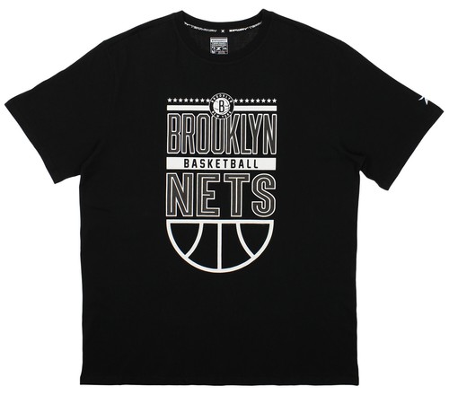 Мужская баскетбольная футболка Zipway NBA с коротким рукавом Brooklyn Nets Stars & Bars