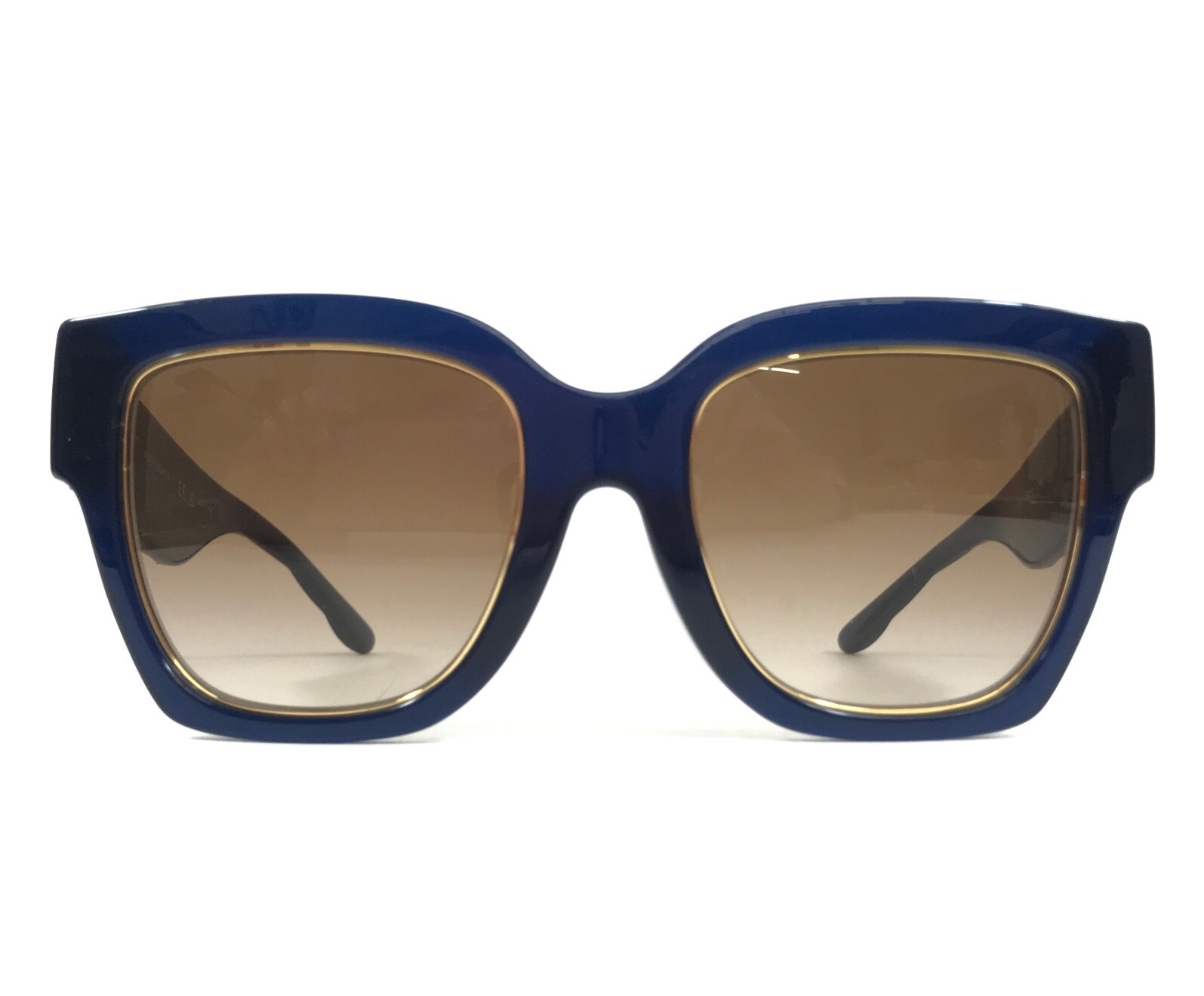 Tory Burch Sunglasses TY6073 17818F Shiny Blue Gold Frames  display picture 2