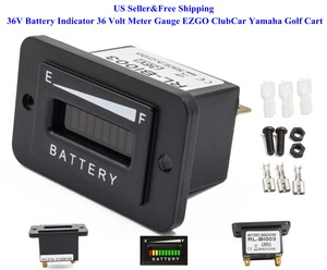 Golf Cart Battery Meter | eBay 36 volt ez go golf cart lights wiring diagram 