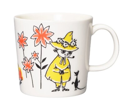 New Moomin x Red Cross Mug ABC Snufkin Arabia, Finland