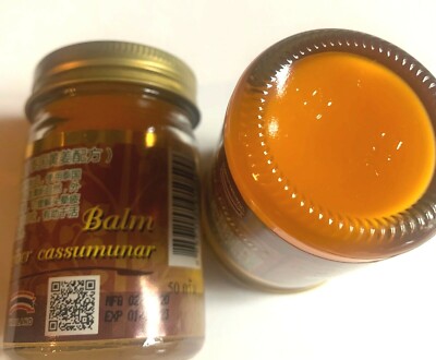 Green Herb - Yellow Balm Zingiber - Massage Balm - 1 Jars x 50g