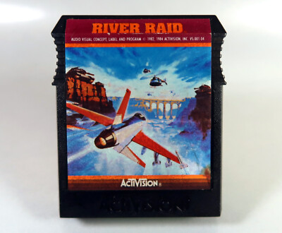 ColecoVision: RIVER RAID Activision Cartridge - TESTED & WORKS (lot #2)
