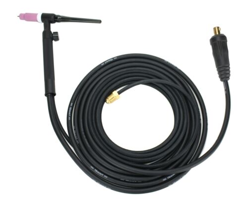 WP Series - Air Cooled TIG Torch with Valve - 2-Piece Cable with Dinse Connector