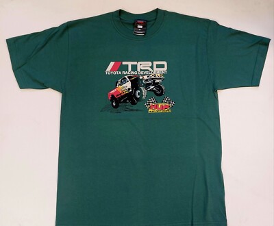HUF /TRD COLLAB BAJA TRIPPING MEDIUM PONDEROSA GREEN T-SHIRT...LIMITED EDITION