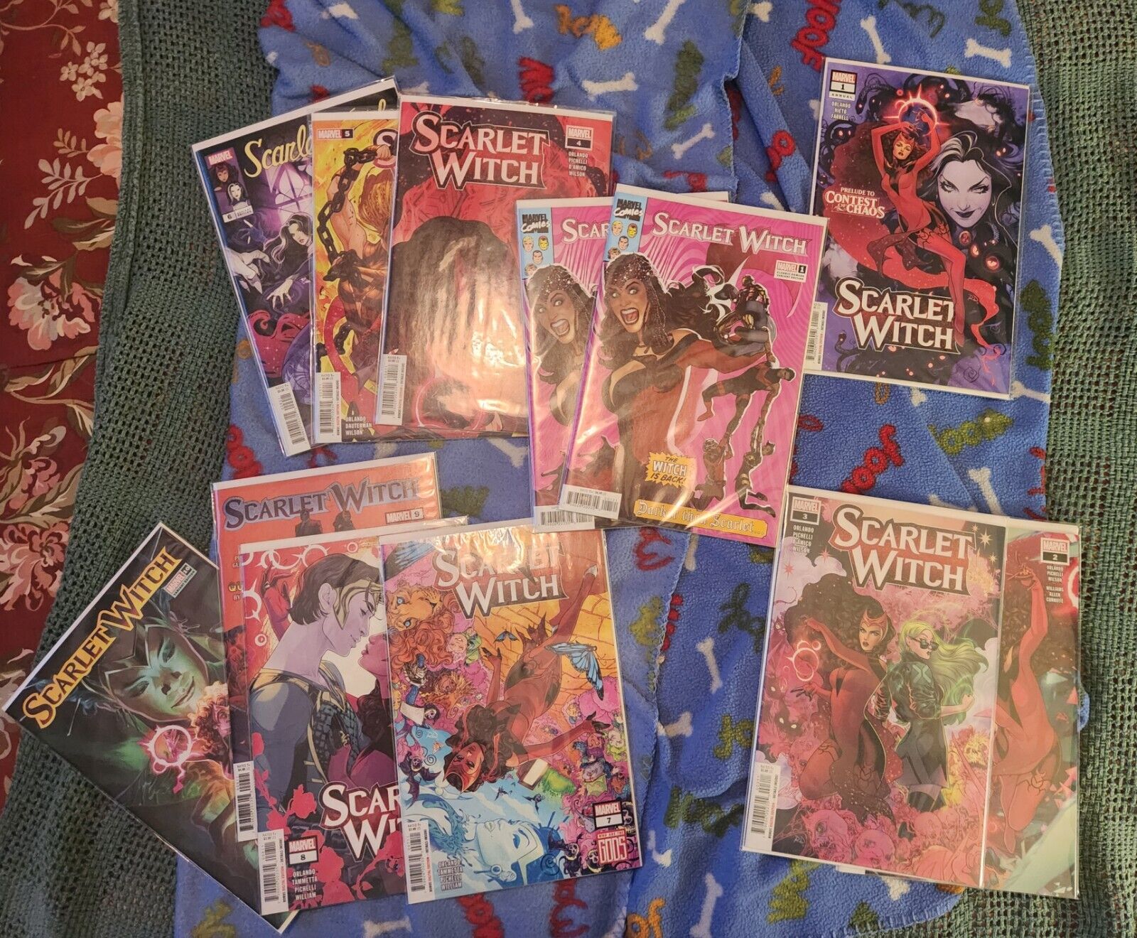 Scarlet Witch 1-10 complete & Annual 2023 - COMES WITH TWO #1 ISSUES Adam Hughes