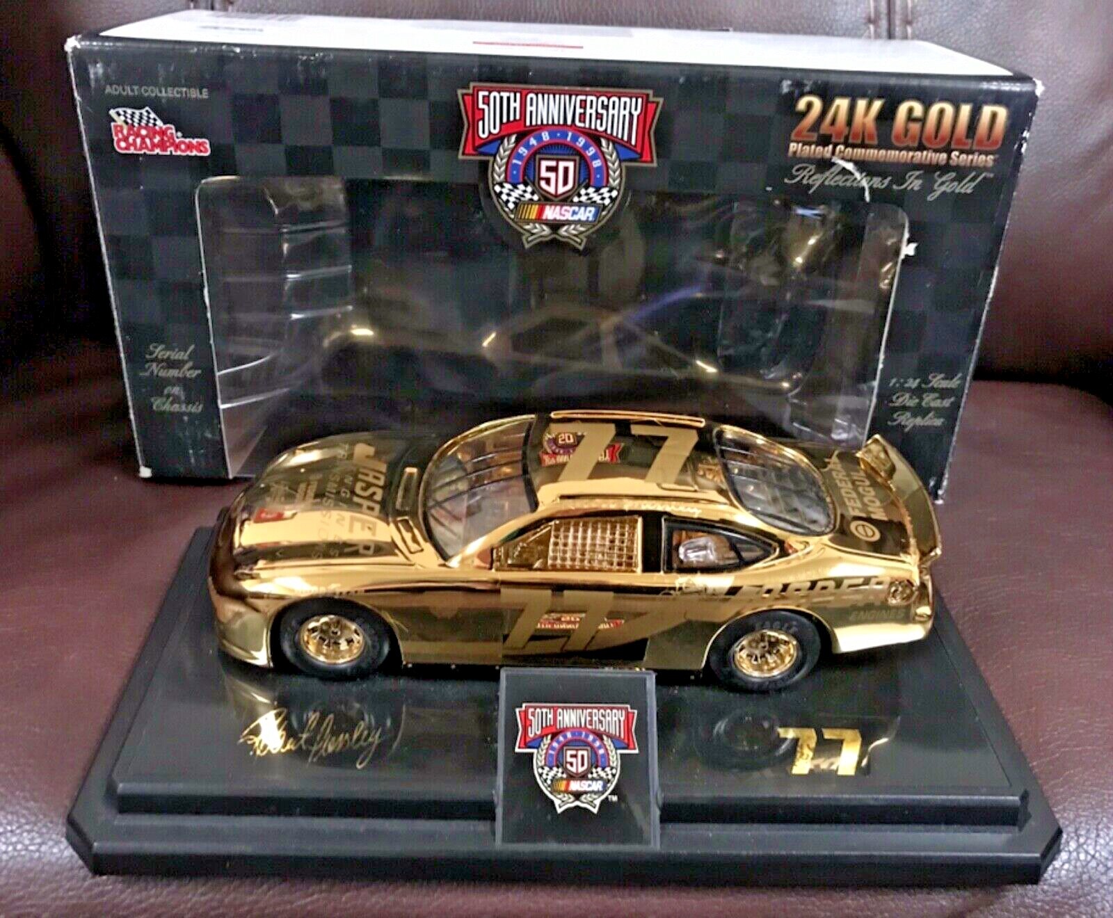 Racing Champions 50th Anniversary 24K Gold # 77 Robert