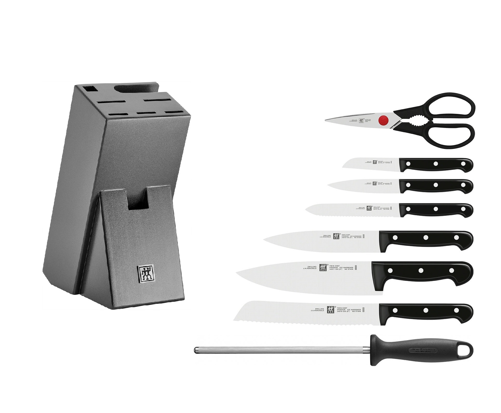 ZWILLING TWIN® Chef Messerblock, 9-tlg.