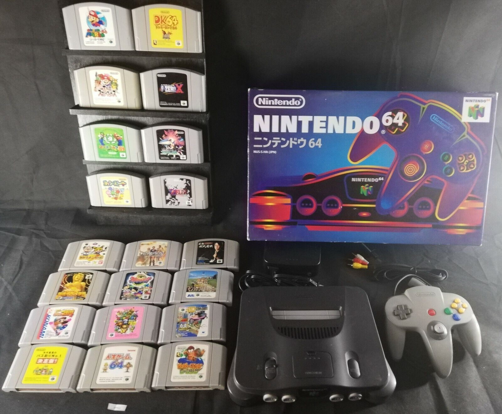 Boxed Nintendo 64 Console with Ram Pack & 20 Games Super Boxed Nintendo 64 Console with Ram Pack & 20 Games Super