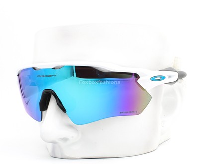 Oakley OO9208-7338 Radar Ev Path Sunglasses Polished White Prizm Sapphire w/case