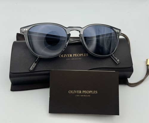 Pre-owned Oliver Peoples Forman L.a. Ov5414su 1132v- Workman Grey / Blue Polarized