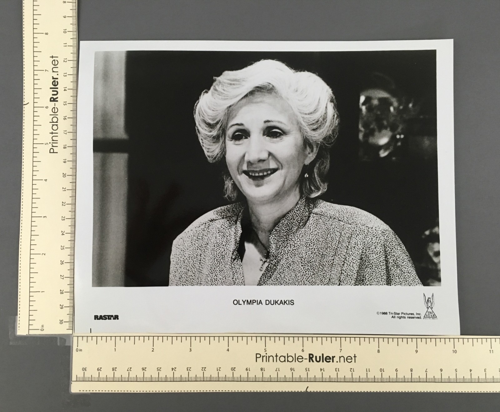 Olympia Dukakis Publicity Photo 1988 From Press Kit For Steel Magnolias Movie