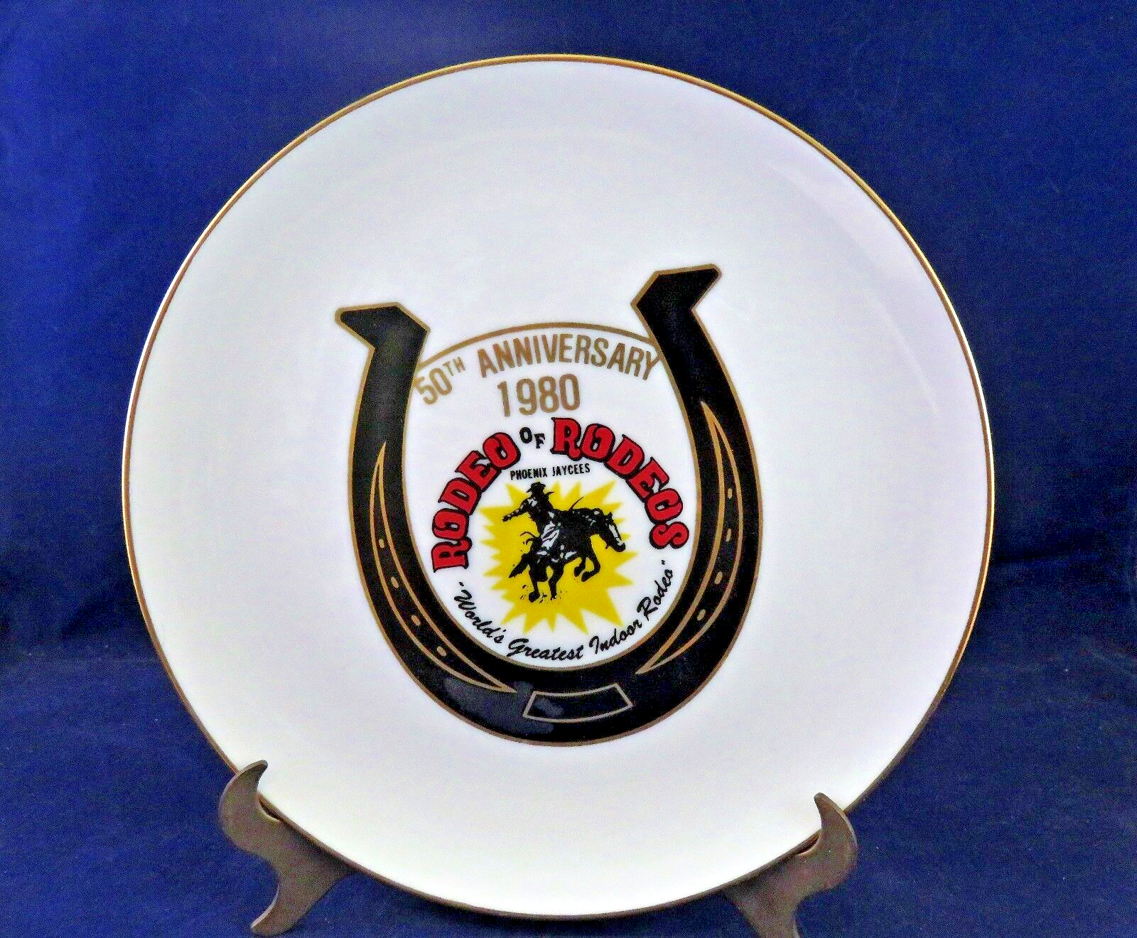 最大80％オフ 50th Anniversary Plate of Rodeo of Rodeos 1980 by Phoenix Az バッグ