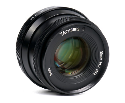7artisans 35mm F1.2 II Large Aperture APS-C Lens for Sony E-Mount A6500 Camera