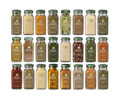 Simply Organic Herbs, Spices and Seasonings Assorted Variety Sampler Gift Set...