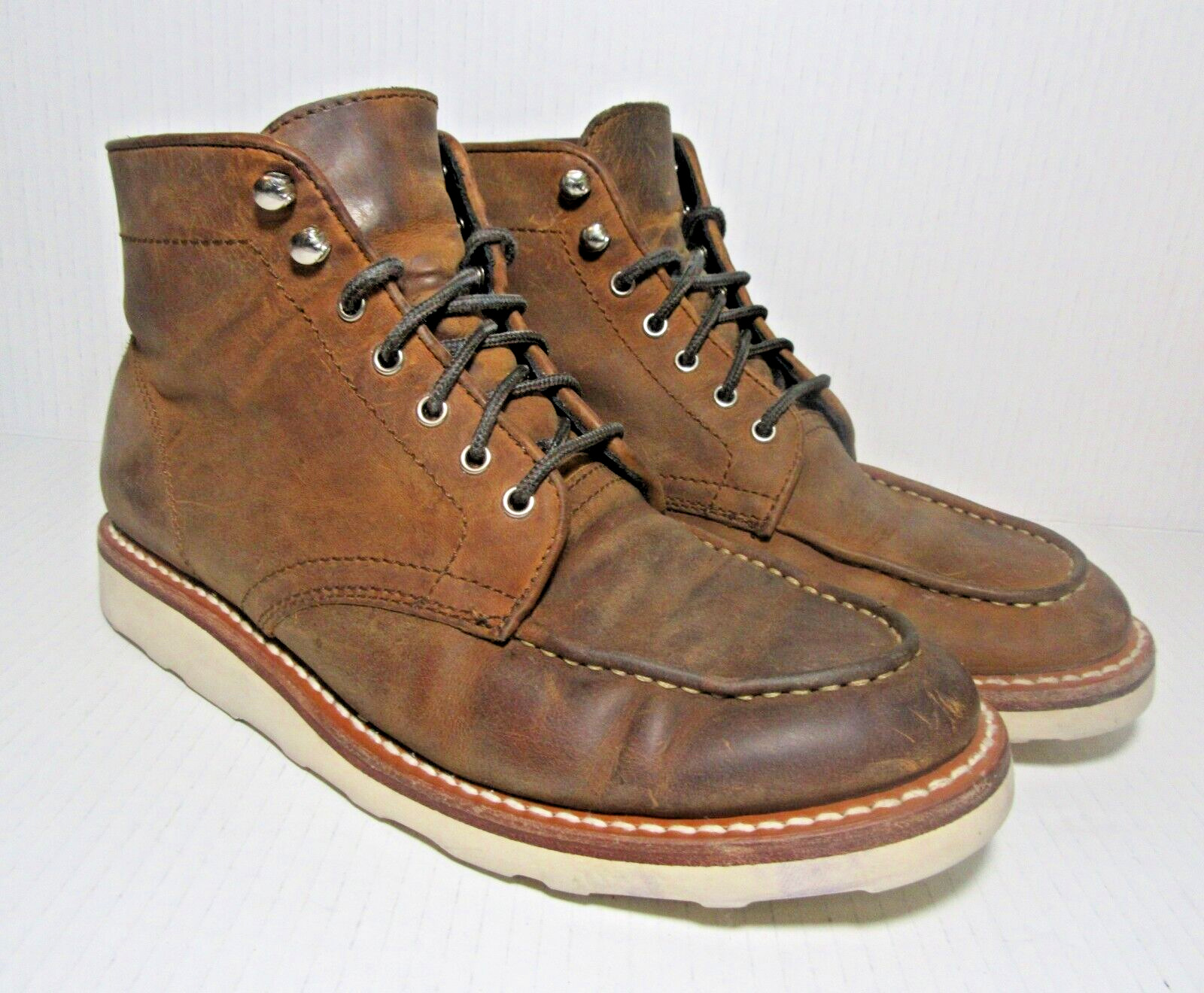 Diplomat Brown Arizona Adobe Moc Toe Goodyear Welt Men's U.s. 8.5