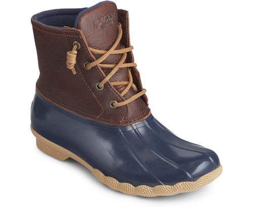 

[STS91175] Женские Sperry SALTWATER Wide - Б/У, Tan/navy