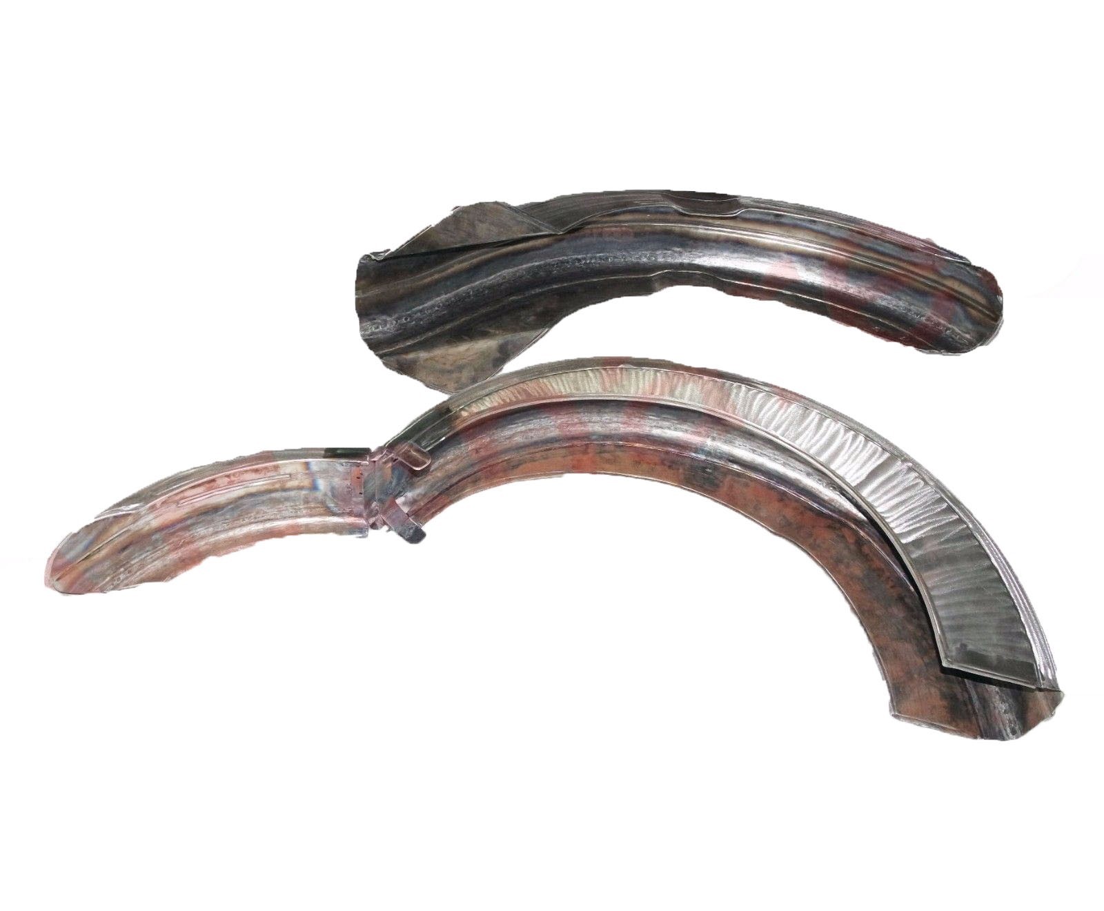 Ariel VB600 Front & Rear Mudguard Fender Raw Steel For Girder fork Models