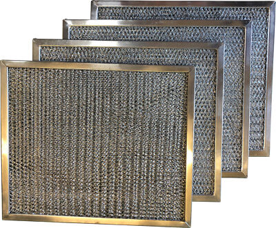 Filter Everything Replacement Aluminum Filters Comp. W/ nVent, Pentair (4 Pack)
