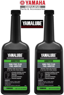 2x Yamaha Yamalube Ring Free Plus Fuel Additive Outboard Boat ACC-RNGFR-PL-12