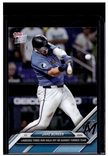 2024 Topps Now - Jake Burger #396