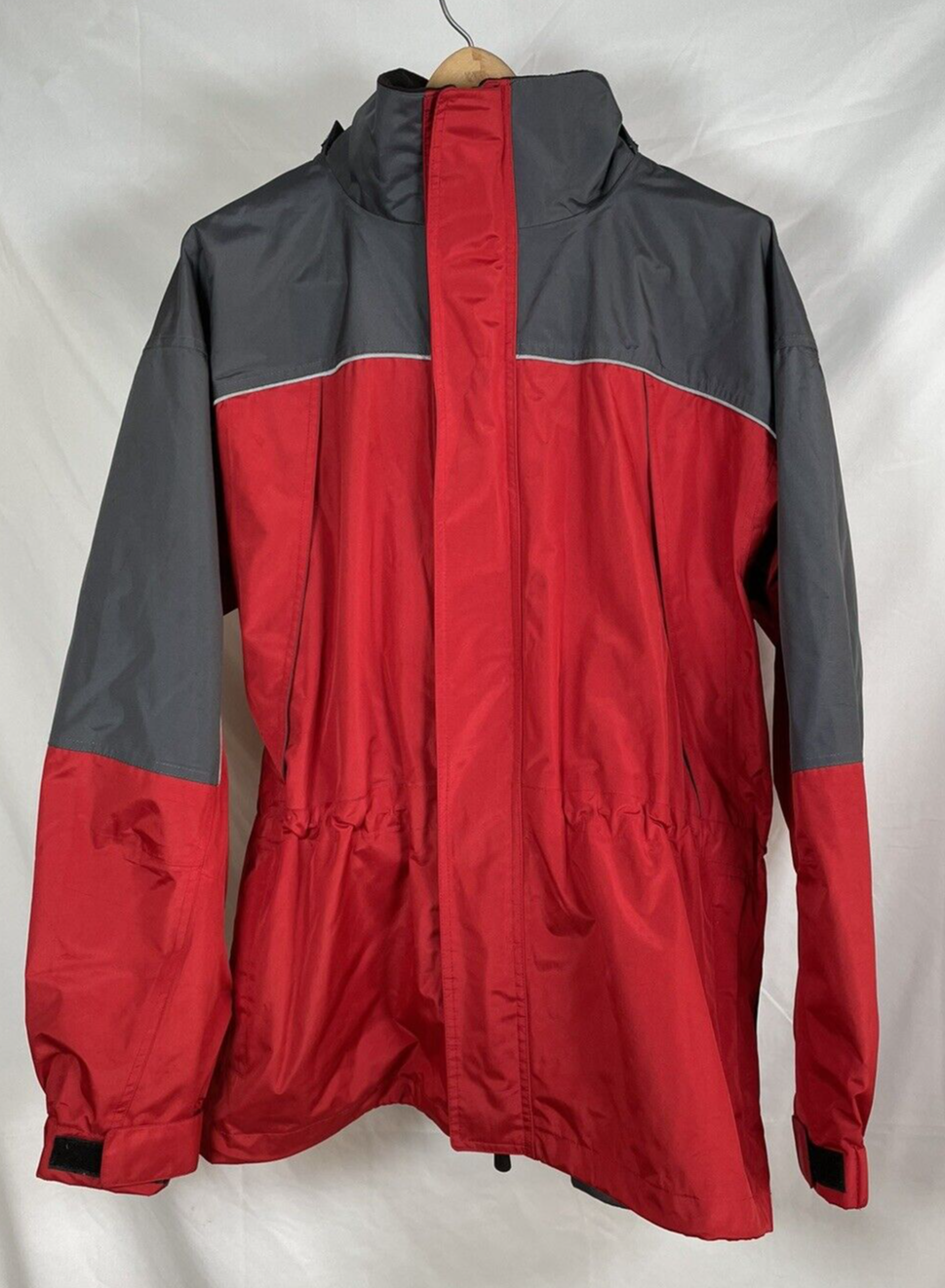 Marlboro Red Gray Weatherproof Lined Ski Snowboard Jacket