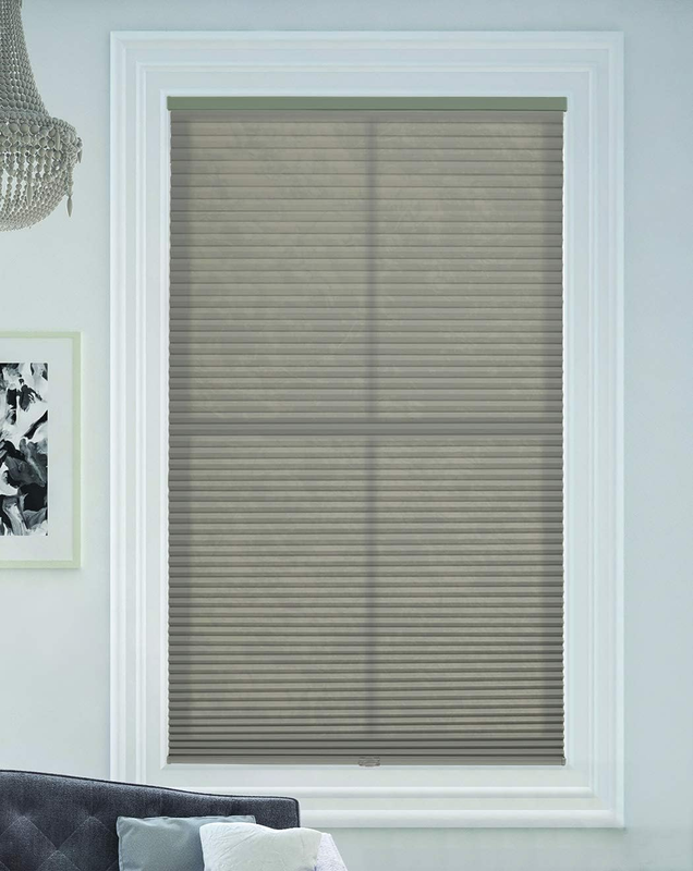 Cellular Honeycomb Cordless Shade, 9/16" Single Cell, Light 