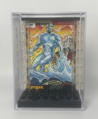 Lego Marvel Ice Man Minifigure Display Case *NO MINIFIG INCLUDED*