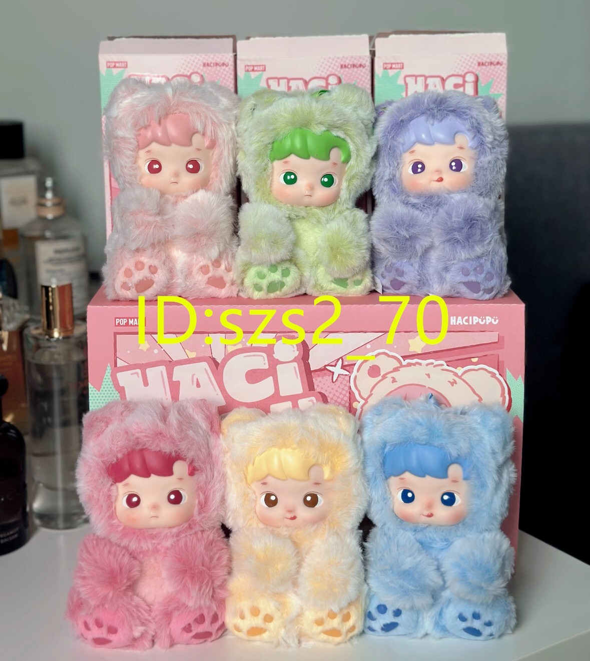正規品★ HACIPUPU Gummy Bear 3個セット POP MART Pop Mart HACIPUPU Gummy Bear Series Vinyl Plush Pendant