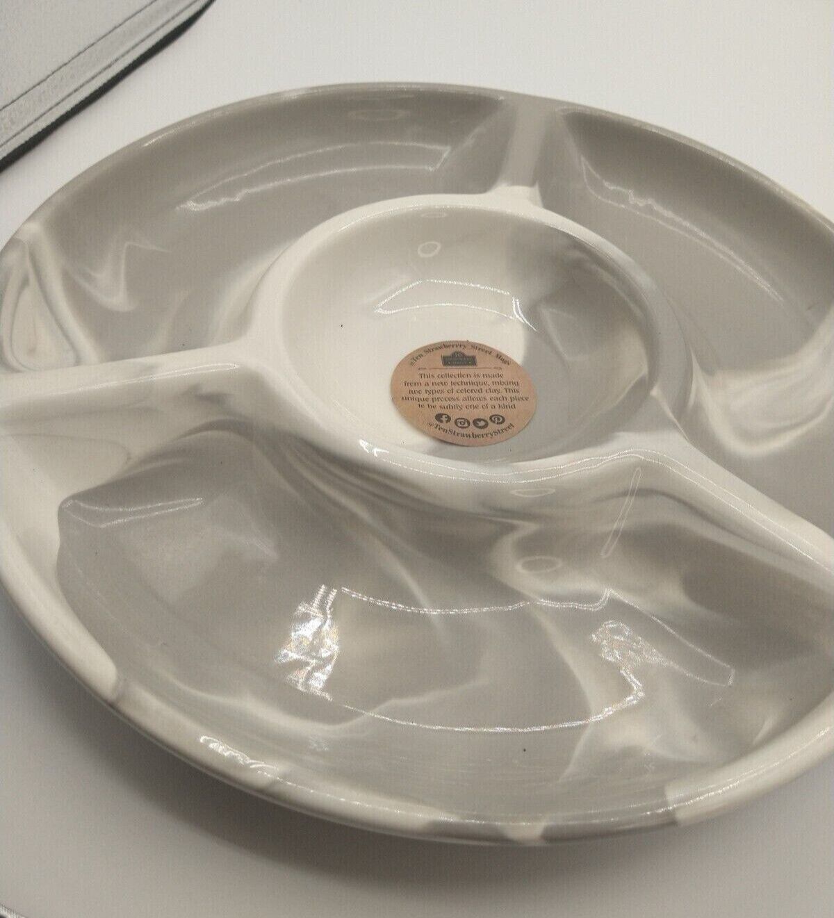 Chip and Dip Server Artisan Collection Ten Strawberry Street Made