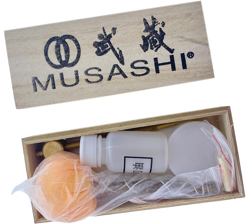 Musashi Japanese Samurai Warrior Katana Sword Maintenance Care Cleaning Kit