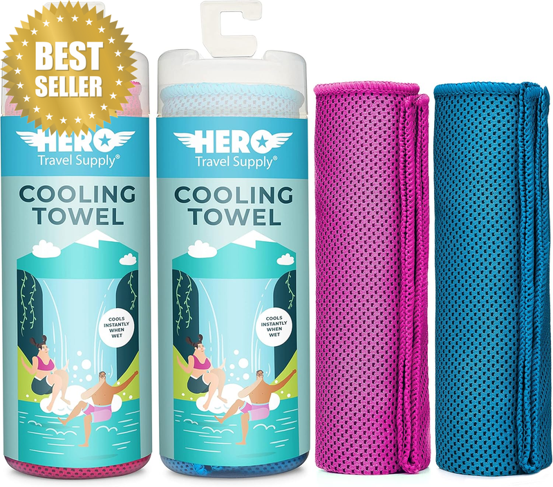 Hero Cooling Towels - 15 Variations (Pink/Blue)
