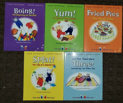 This One & That One Lot 5 Books by Jane Seymour & James Keach *Cats *Twins